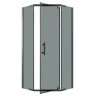 Душевой уголок Niagara Eco 90х90 NG-1009-14DT профиль цвет Черный матовый стекло тонированное