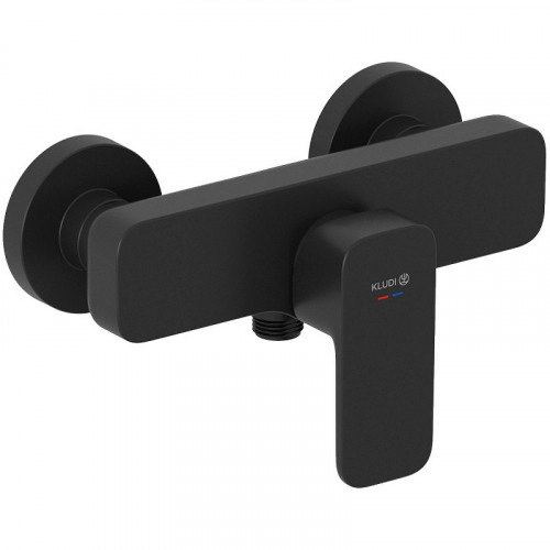 Смеситель для душа Kludi Renon 428313975 Черный матовый латунь на стену