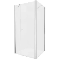 Душевой уголок New Trendy New Soleo Chrome 120х100 K-0712 профиль Хром стекло прозрачное
