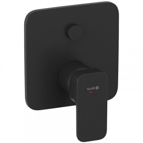 Смеситель для душа Kludi Renon 427593975 Черный матовый латунь встраиваемый