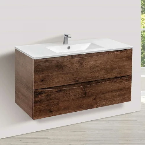 Тумба под раковину Vincea Mia 120 VMC-2MC120RW подвесная R.Wood МДФ / ЛДСП