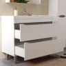 Тумба под раковину Volna Prime 100.2Y tnPRIME100.2Y-01 Белая Темно-серая