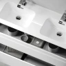 Тумба под раковину Sancos Urban 120 UR120-2W подвесная Белый глянец МДФ / ЛДСП