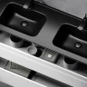 Тумба под раковину Sancos Urban 120 UR120-2W подвесная Белый глянец МДФ / ЛДСП