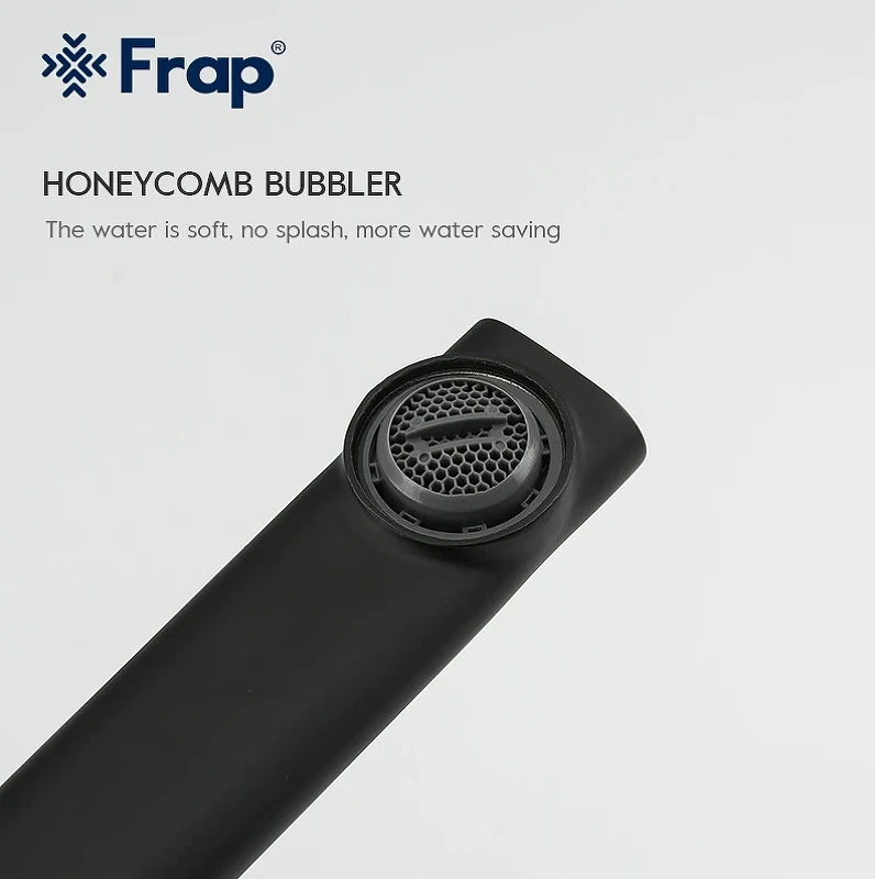 Душевая система Frap H67-6 F2467-6 Черная матовая латунь на стену
