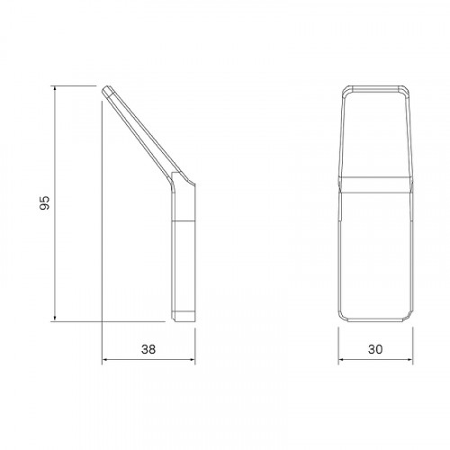 Крючок Iddis Slide SLIGM10i41 Графит матовый