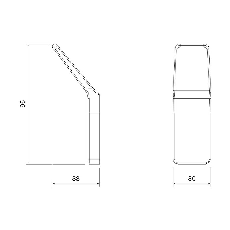 Крючок Iddis Slide SLIGM10i41 Графит матовый