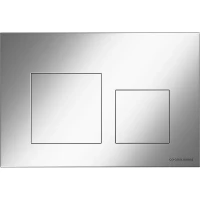 Клавиша смыва Ceramicanova Balance Square CN12-002M Хром матовый