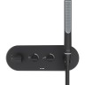Смеситель для душа Bossini Apice Z00523.073 с термостатом Черный матовый латунь встраиваемый
