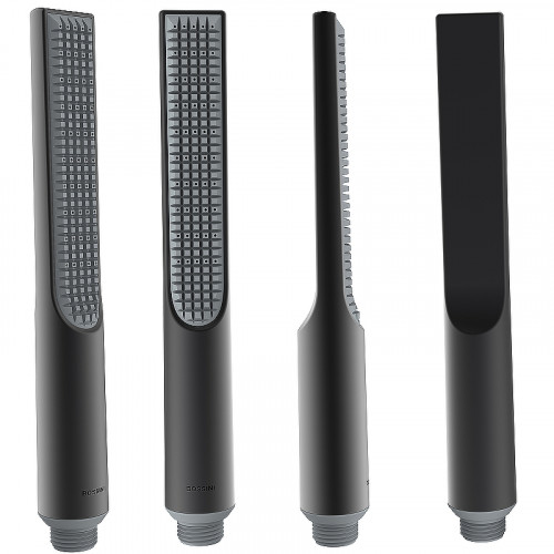 Смеситель для душа Bossini Apice Z00523.073 с термостатом Черный матовый латунь встраиваемый