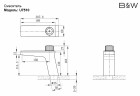 Смеситель для раковины Black&White Universe U7510GM 7510U
