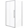 Душевой уголок Esbano Flex 100x80 ESOGF108PSC профиль Хром стекло прозрачное