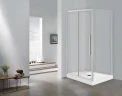 Душевой уголок Esbano Flex 100x80 ESOGF108PSC профиль Хром стекло прозрачное