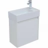 Тумба под раковину Aquanet Nova Lite 50 298853 подвесная Белая глянцевая МДФ / ЛДСП