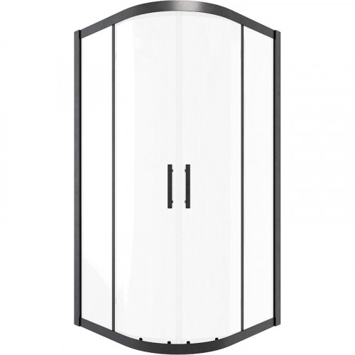 Душевой уголок Timo TPSS-100/03C-8 1000x1000x2000 T47 раздвижной профиль Черный стекло прозрачное