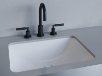 Раковина Salini Marea 55 06 1802206M Белая матовая искусственный камень (литьевой мрамор) встраиваемый