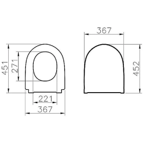 Сиденье для унитаза Vitra Nest 220-003R409 с Микролифтом