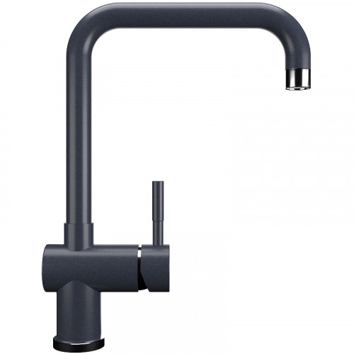 Смеситель для кухни Ulgran Classic U-023-343 Антрацит нержавеющая сталь