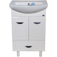 Тумба под раковину Bellezza Классик 55 4631908680016 Белая МДФ / ЛДСП