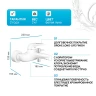 Смеситель для ванны Grohe Eurostyle 33591LS3 Белая луна латунь на стену