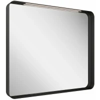 Зеркало Ravak Strip 90 X000001572 с подсветкой Черное стекло