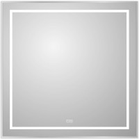 Зеркало BelBagno Kraft 90 SPC-KRAFT-900-800-LED-TCH-WARM с подсветкой Сатин с сенсорным выключателем и подогревом стекло