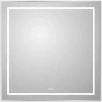 Зеркало BelBagno Kraft 90 SPC-KRAFT-900-800-LED-TCH-WARM с подсветкой Сатин с сенсорным выключателем и подогревом стекло
