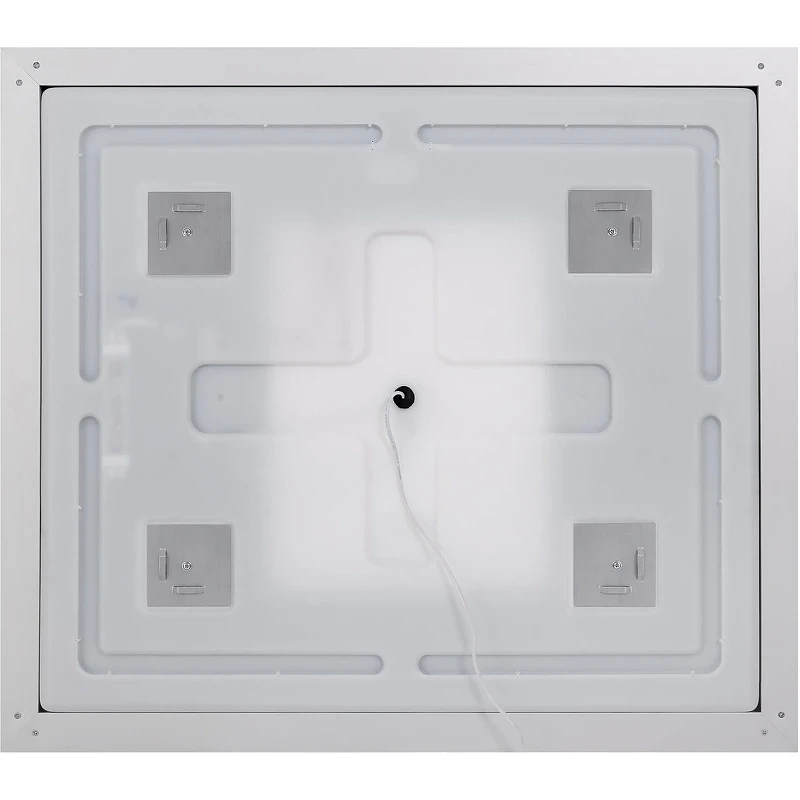 Зеркало BelBagno Kraft 90 SPC-KRAFT-900-800-LED-TCH-WARM с подсветкой Сатин с сенсорным выключателем и подогревом стекло
