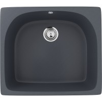 Кухонная мойка Ulgran Classic U-408-343 Антрацит искусственный камень (литьевой мрамор) встраиваемый