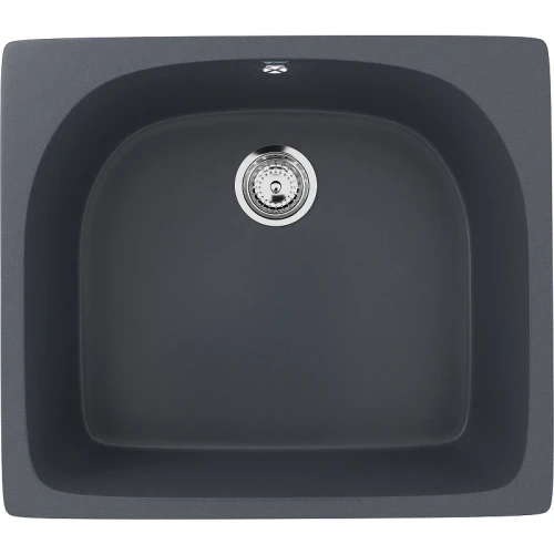 Кухонная мойка Ulgran Classic U-408-343 Антрацит искусственный камень (литьевой мрамор) встраиваемый