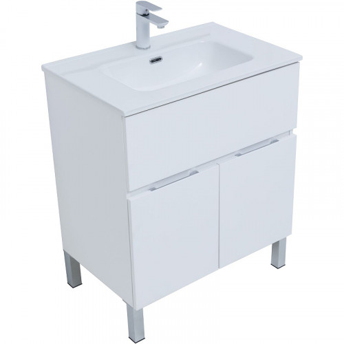 Тумба под раковину Aquanet Алвита New 70 303901 Белая матовая МДФ / ЛДСП