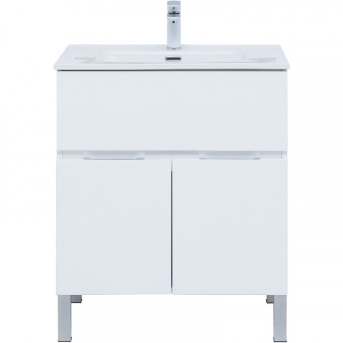 Тумба под раковину Aquanet Алвита New 70 303901 Белая матовая МДФ / ЛДСП