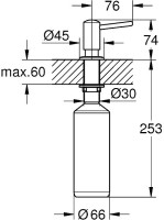 Дозатор жидкого мыла Grohe Contemporary 40536000 Хром