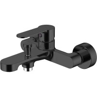 Смеситель для ванны Aquanet Passion AF300-20B 243295 Черный латунь на стену