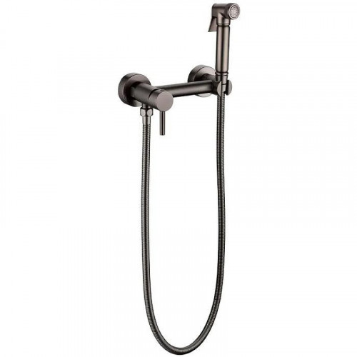 Гигиенический душ со смесителем Grocenberg GB103N-BG Графит