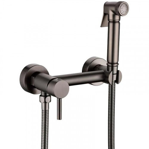 Гигиенический душ со смесителем Grocenberg GB103N-BG Графит