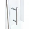 Душевой уголок Black&White Stellar Wind S102 80х80 1028080 профиль Серебристый хром стекло прозрачное