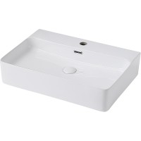 Раковина Abber Rechteck 61 AC2201 Белая фаянс накладная