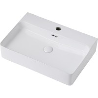 Раковина Abber Rechteck 61 AC2201 Белая фаянс накладная