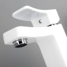 Смеситель для раковины WasserKRAFT Aller 1063W Белый Хром латунь