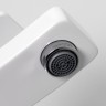 Смеситель для раковины WasserKRAFT Aller 1063W Белый Хром латунь