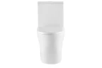 Унитаз-моноблок CeramaLux TR455MN(80687) цвет Белый с сиденьем Микролифт