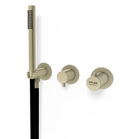 Смеситель для душа Remer X-Style XT97D2PWBNZ с термостатом цвет Никель брашированный
