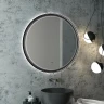Зеркало Континент Planet D 800 ЗЛП684 с подсветкой с бесконтактным выключателем МДФ / ЛДСП, стекло