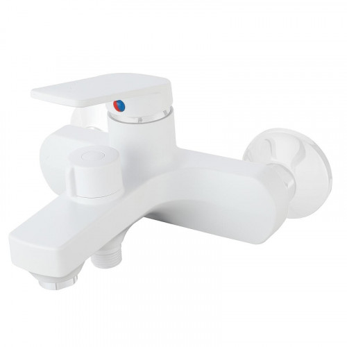 Смеситель для ванны Ростовская Мануфактура Сантехники PL7-009E цвет Белый