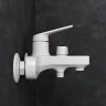 Смеситель для ванны Ростовская Мануфактура Сантехники PL7-009E цвет Белый