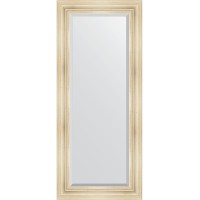 Зеркало Evoform Exclusive 149х64 BY 3549 с фацетом в багетной раме - Травленое серебро 99 мм стекло