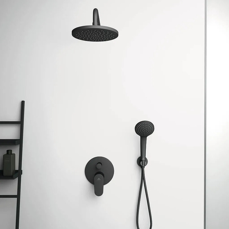 Смеситель для душа Ideal Standard Cerafine Model O A7193XG Silk Black латунь встраиваемый