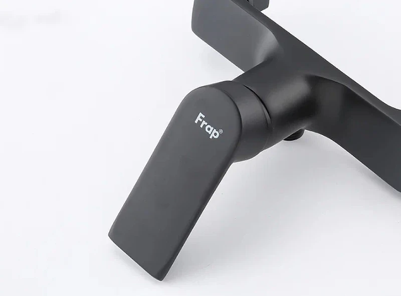 Гигиенический душ со смесителем Frap H71-6 F2071-6 Черный матовый латунь на стену