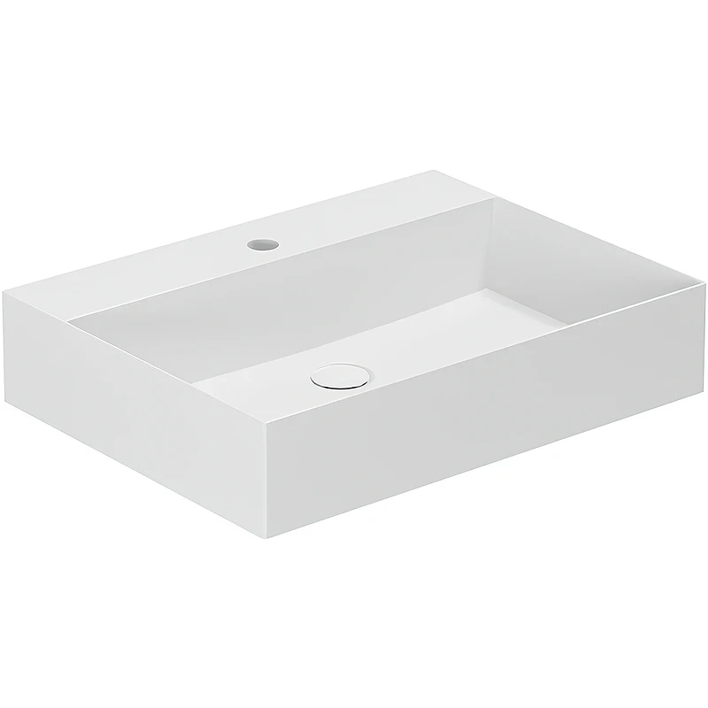 Раковина Azzurra Elegance Squared 60 ELLP060450QMBI/(EQA60M bi)*1 Белая